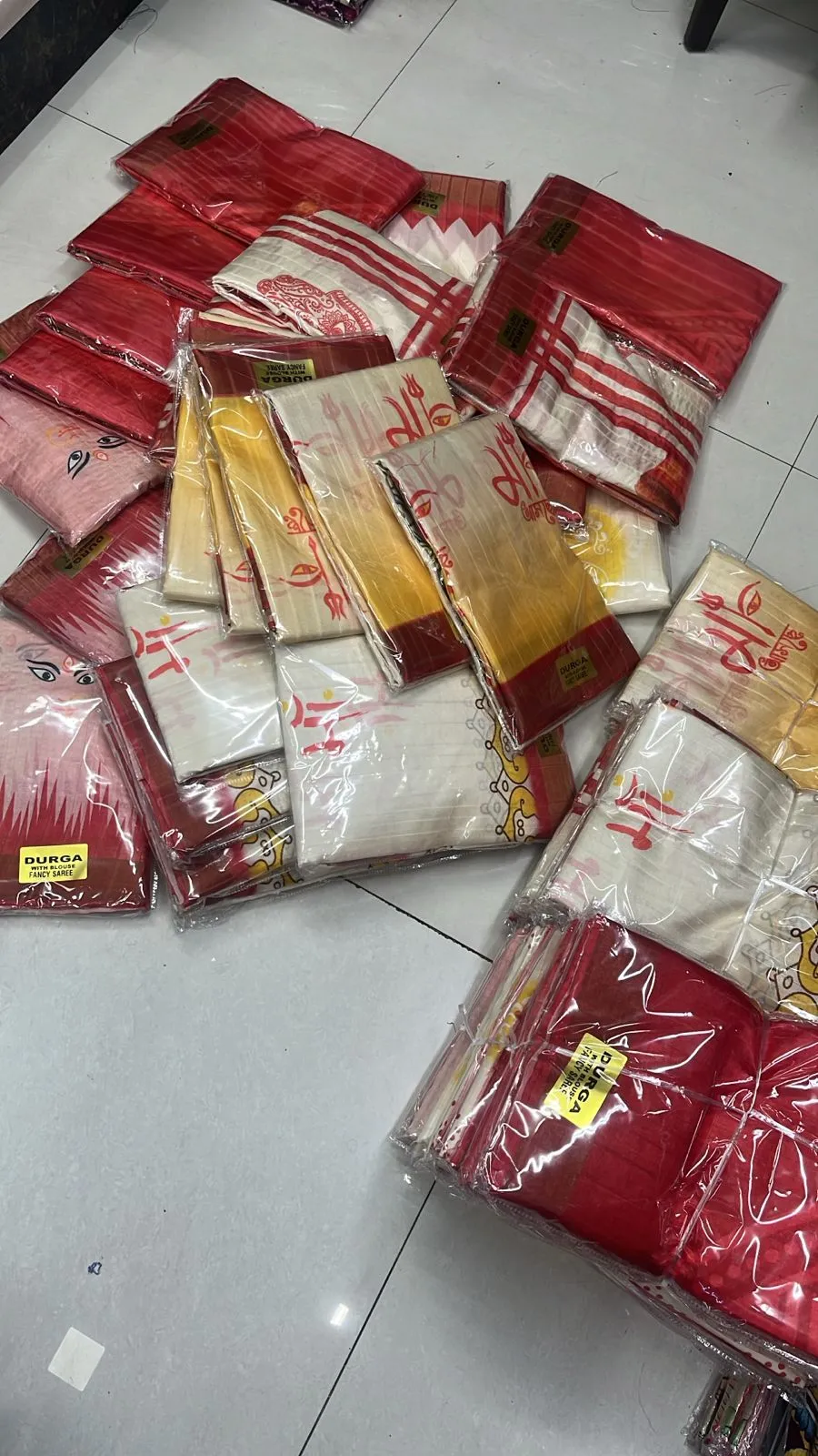 Buy Durga ashtami special saree in Surat - Reseller Bazzar